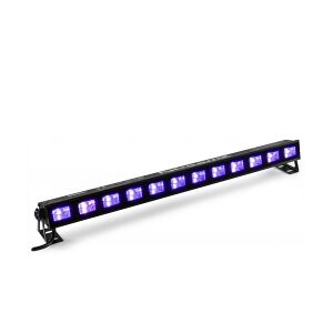 UV lys bar, BUV123 med 12 stk. kraftige UV LED / 61cm bred / solid monteringsfod