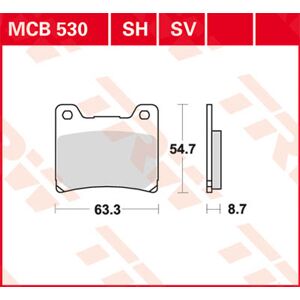 TRW Lucas sintret foring MCB530SH