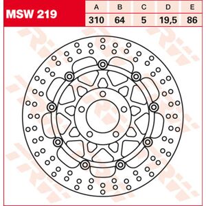 TRW Lucas Bremseskive MSW219, flydende