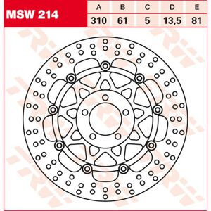 TRW Lucas Bremseskive MSW214, flydende