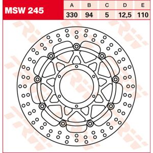 TRW Lucas Bremseskive MSW245, flydende