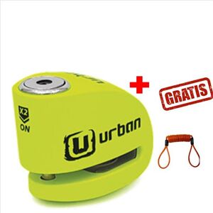 URBAN-ARTAGO ANTIRROBOS Antirrobo Disco Urban Securty 906 Fluor Con Alarma+cable Recordatorio