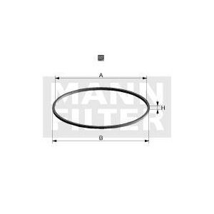 MANN-FILTER Junta, filtro de aceite (Ref: Di 75-00)