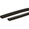 CARLINEA 2 topes de puerta ajustables  45 cm PVC negro