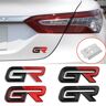 MM car Pegatina de Metal 3D para Toyota GR Sport Yaris Auris Rav4 CHR Hilux Avensis Prado Corolla Camry, pegatinas para maletero trasero y parrilla delantera