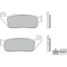 Brembo 07074xs Brake Pads Transparente