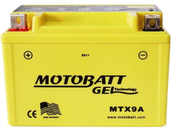 MOTOBATT Bateria Gel  Mtx9u Equivale "Ytx9bs " Gel Aleman