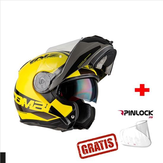 NZI Combi 2 Duo Shock Yellow Black Con Gafas+ Pinclok Gratis