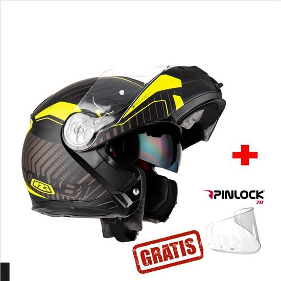 NZI Combi 2 Duo Serra Black Yellow Matt Con Gafas+ Pinclok Gratis