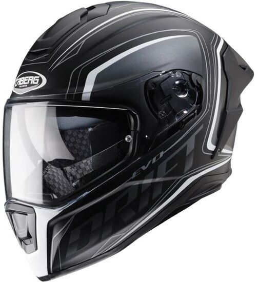 CABERG Drift Evo Mate Antracita Blanco Kevlar+pinlock