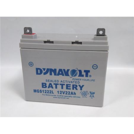 DYNAVOLT Bateria Sellada "" Sla 12-22, 12v/22ah Para Bmw (Mgs1222l) Con A