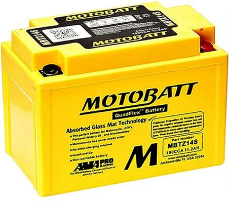 MOTOBATT Bateria  Mbtz14s- Equivale Ytz14s-Ytz12s