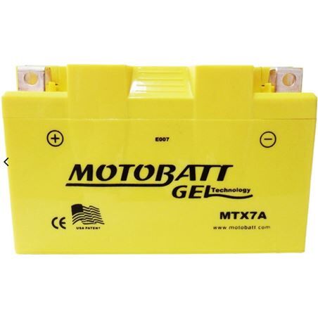 MOTOBATT Bateria Gel  Mt7xa Equivale "Ytx7abs " Gel Aleman