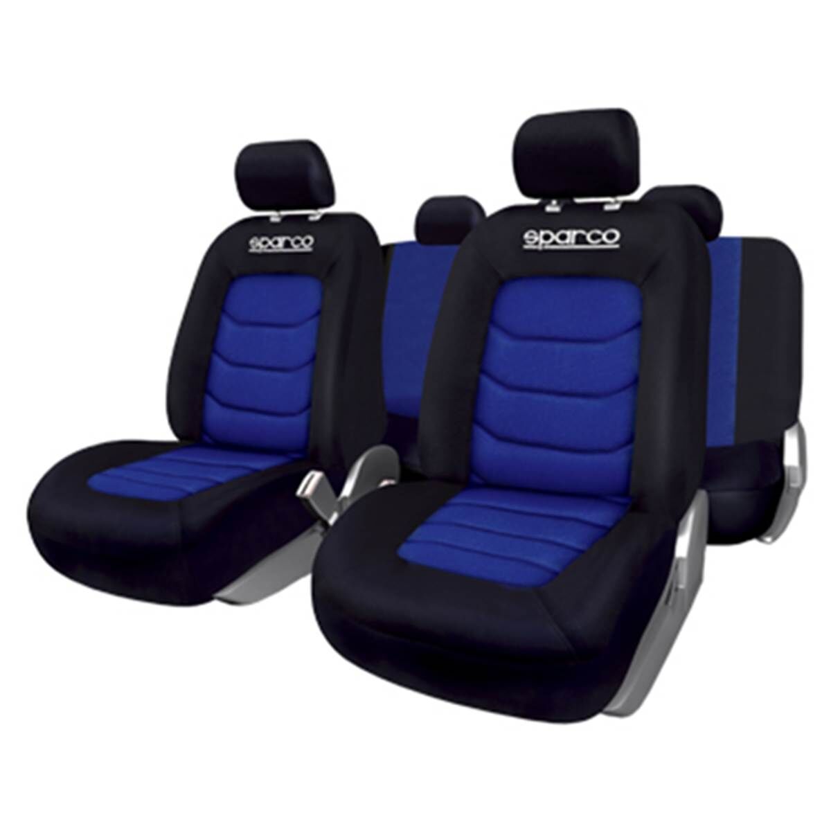 Sparco Fundas de asiento de coche azul s-line  juego completo