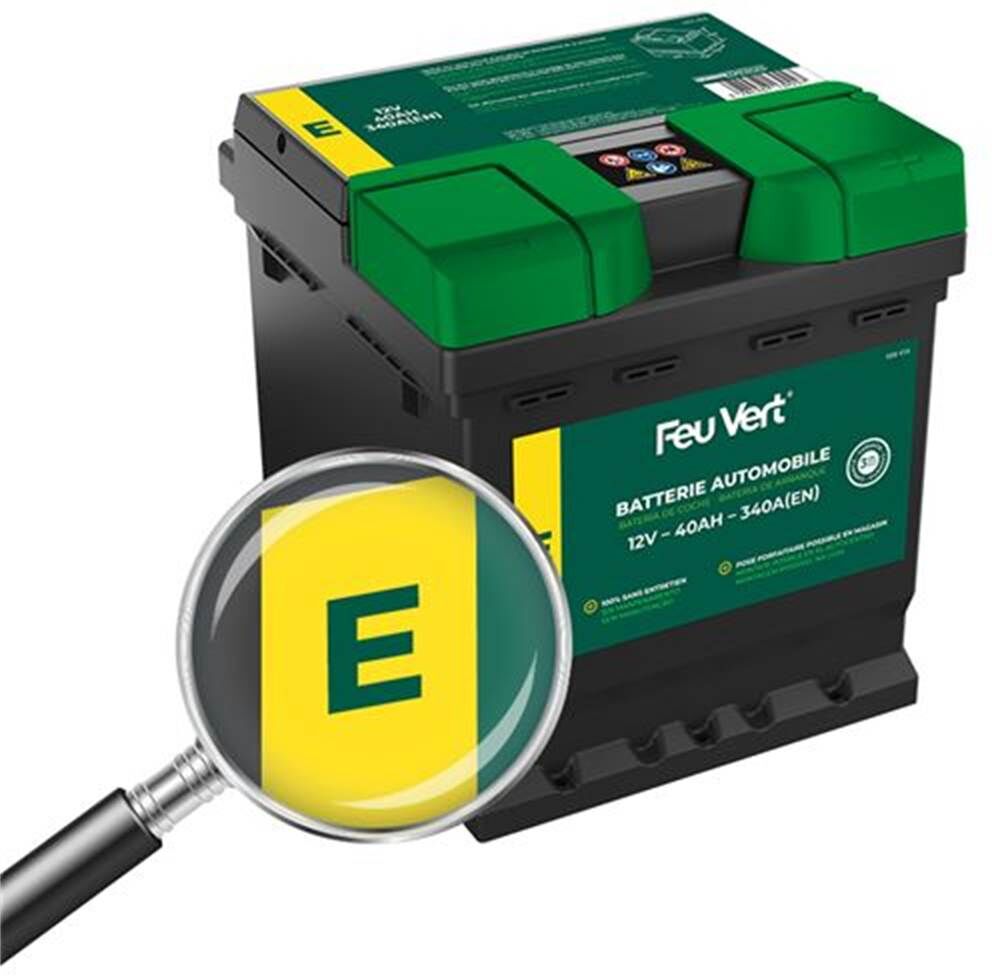 Feu Vert Batería de coche  e 40ah 340a