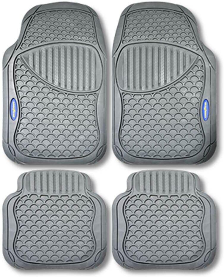 Goodyear Juego alfombrillas coche de goma gris