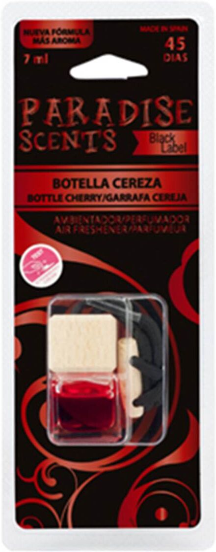 PARADISE SCENTS Ambientador coche botella  cereza 7 ml