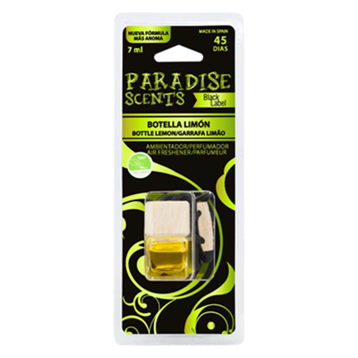 PARADISE SCENTS Ambientador coche botella  limón 7 ml