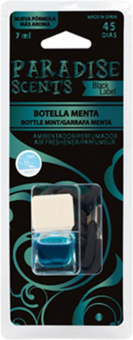 PARADISE SCENTS Ambientador coche botella  menta 7 ml