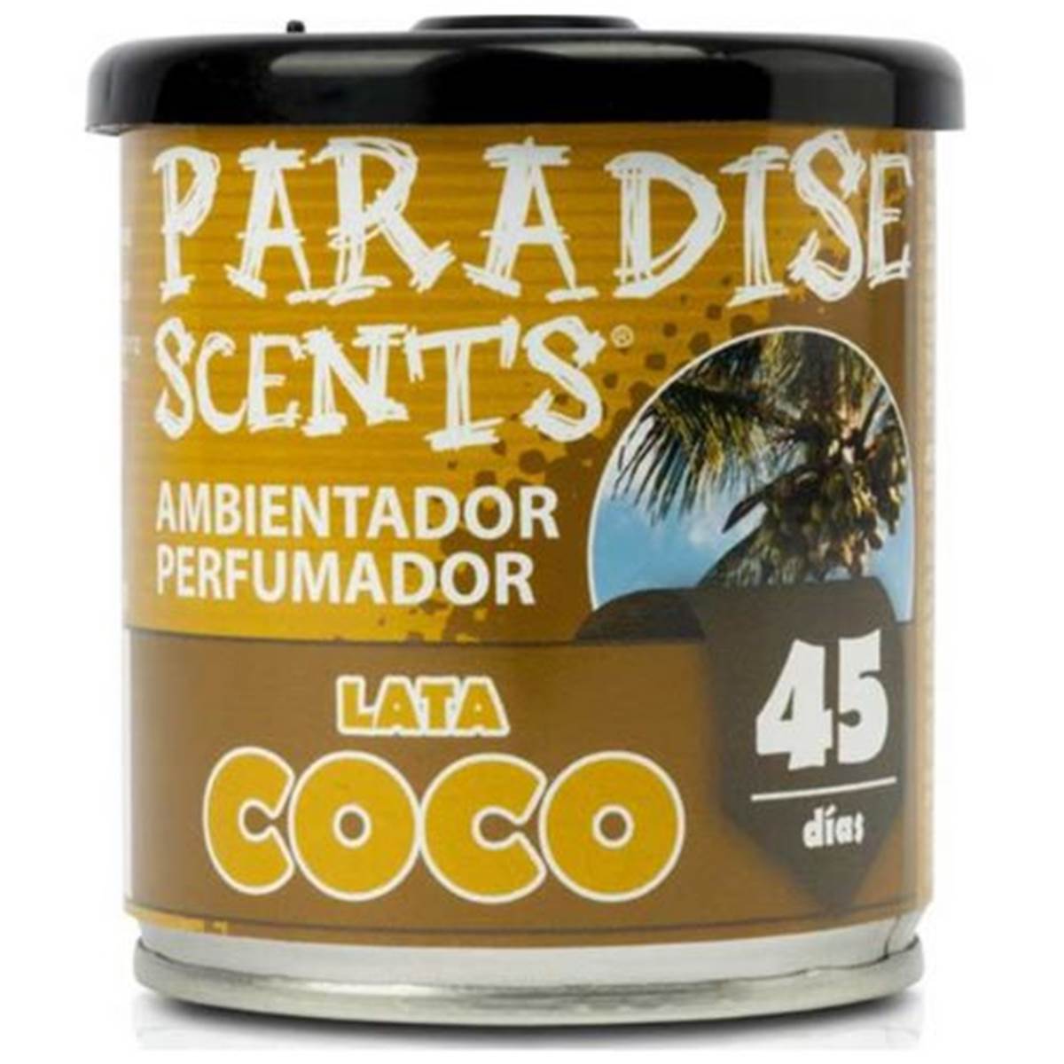 PARADISE SCENTS Ambientador coche lata  coco 100gr