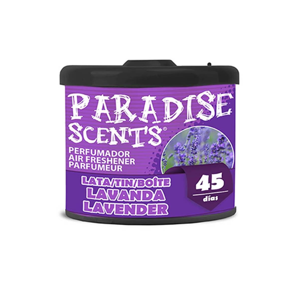 PARADISE SCENTS Ambientador coche lata  lavanda 100gr