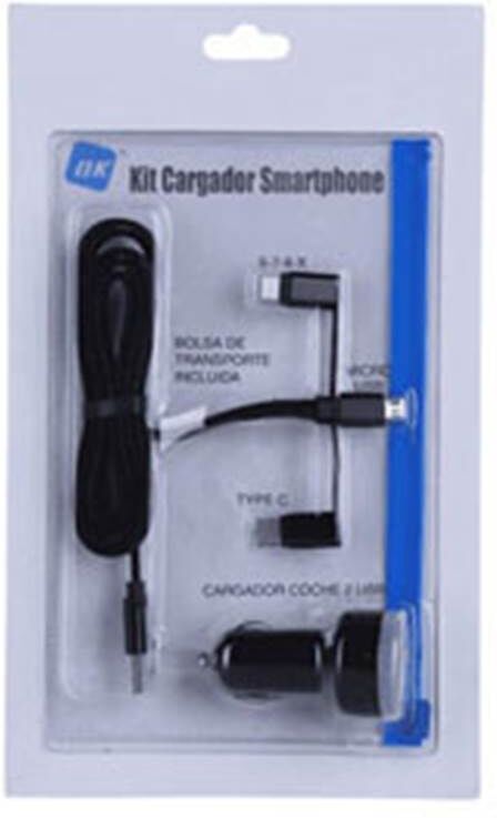 NK Kit cargador smartphone + bolsa guardado