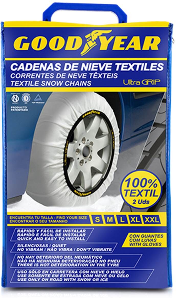 Goodyear Cadenas de nieve textil  ultra grip talla l