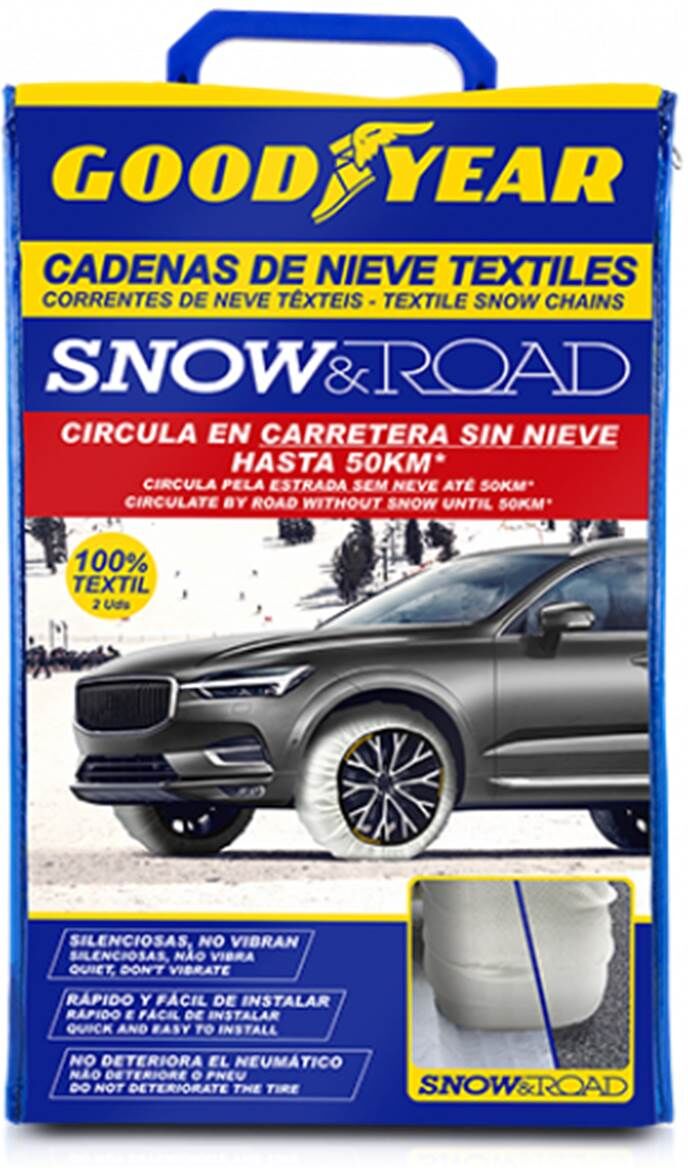 Goodyear Cadenas de nieve textil  snow road l