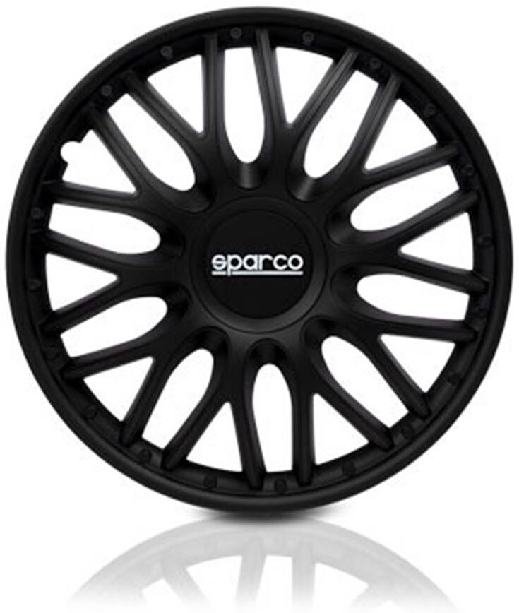 Sparco Tapacubos 14 pulgadas  Roma negro 4 uds