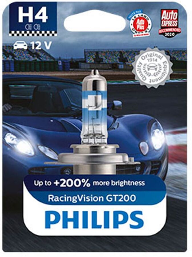 Philips Bombilla h4  Racing vision gt200 1ud