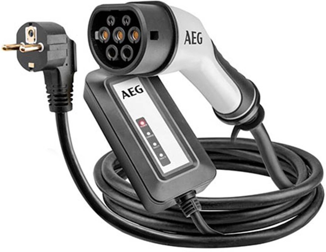 AEG Cable carga coche eléctrico tipo 2   monofásico 16a