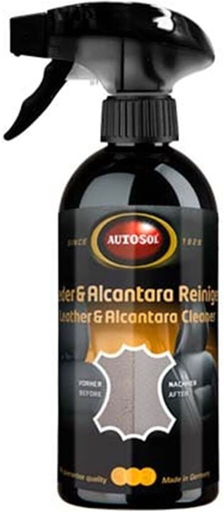 AUTOSOL Limpia tapicerías coche  para cuero y alcántara 500 ml