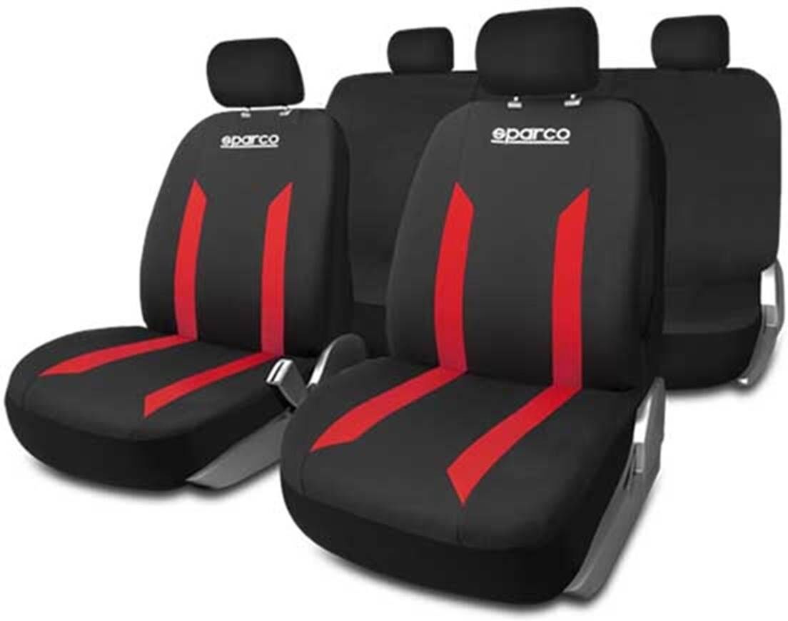 Sparco Juego completo de fundas de asiento para coche