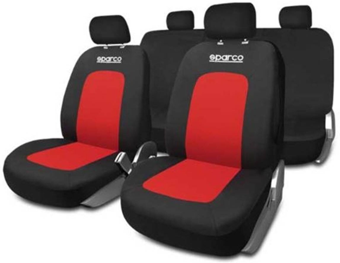 Sparco Juego completo de fundas de asiento para coche