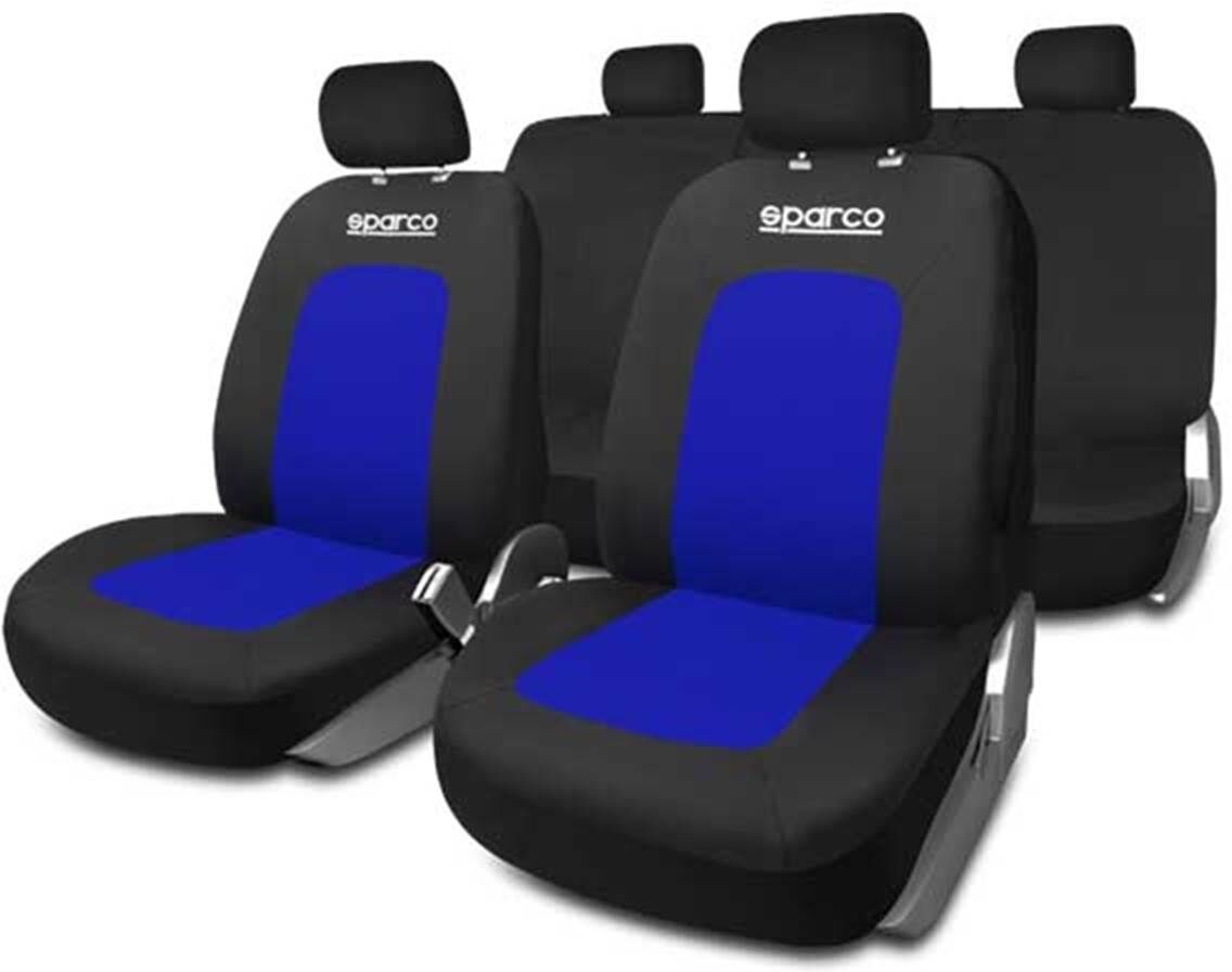 Sparco Juego completo de fundas de asiento para coche sport