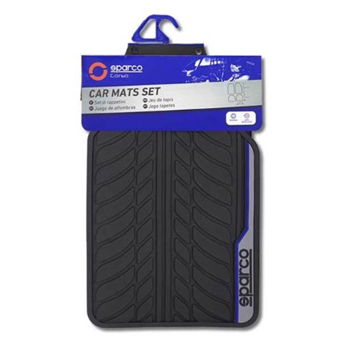 Sparco Juego alfombrillas coche  universal f507 intl azul