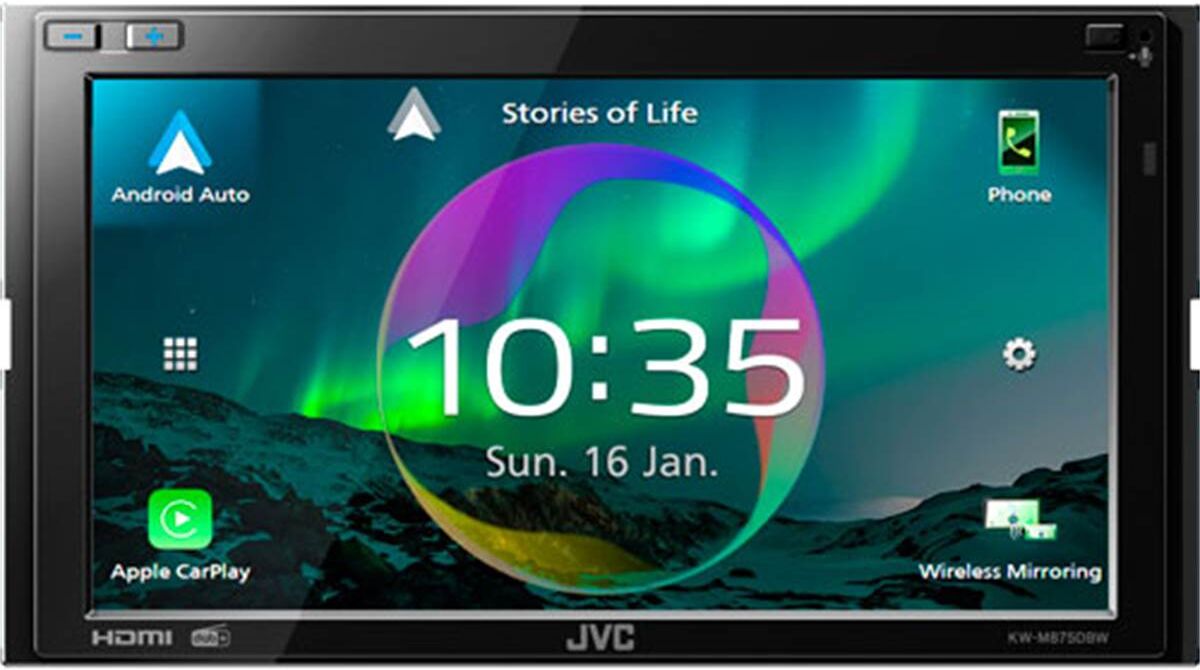 JVC Sistema multimedia  kw-m875dbw dab+