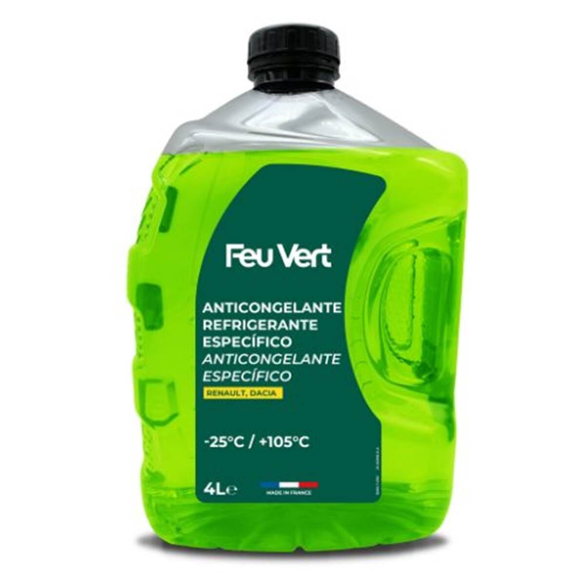 Feu Vert Anticongelante Refrigerante  -25ºc Renault 4l