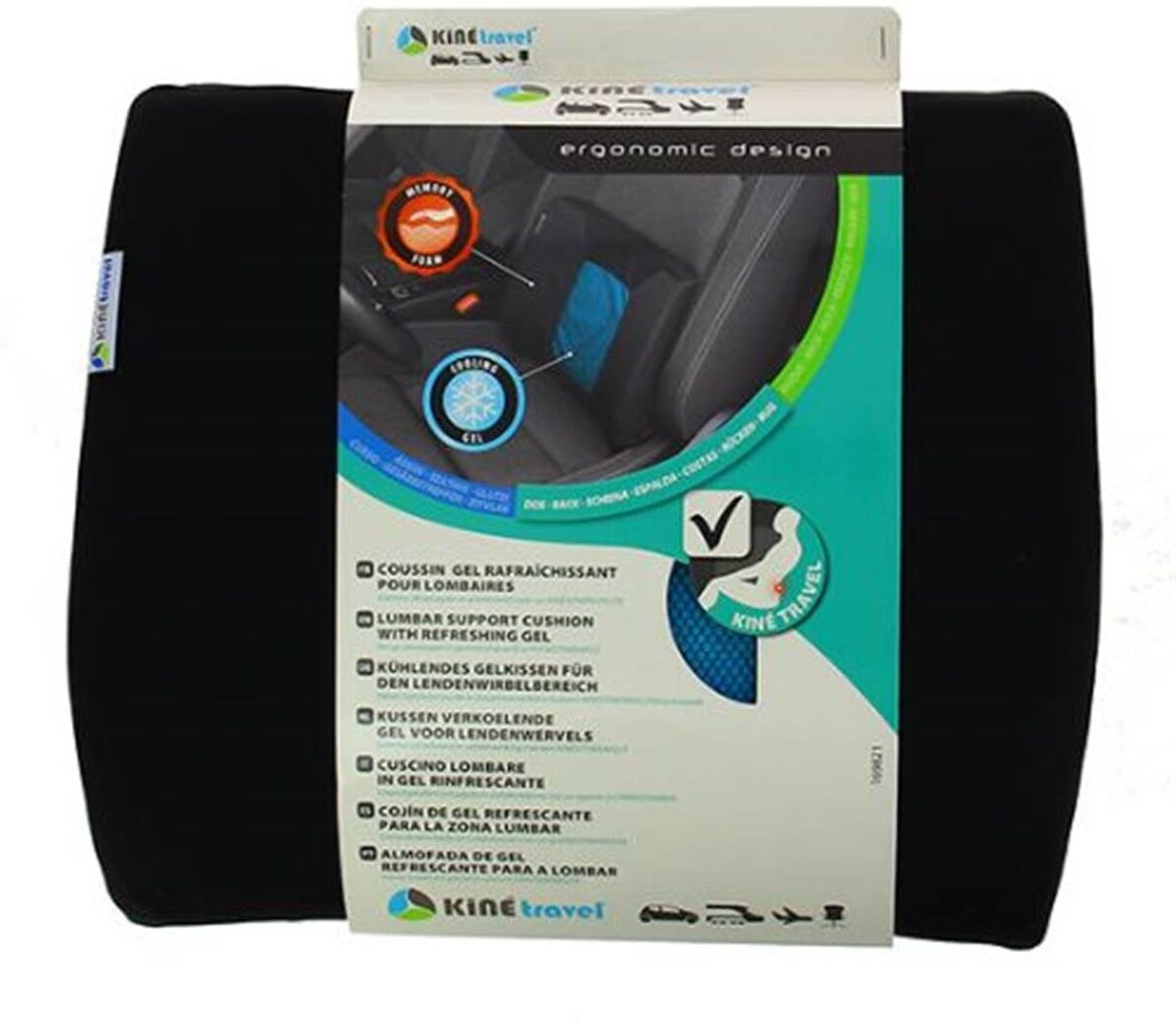 KINE TRAVEL cojín lumbar gel