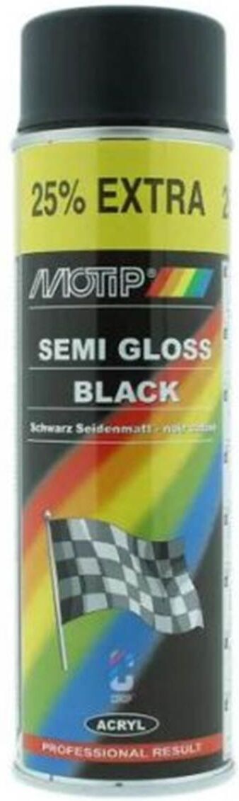 MOTIP Spray negro satinado 500 ml