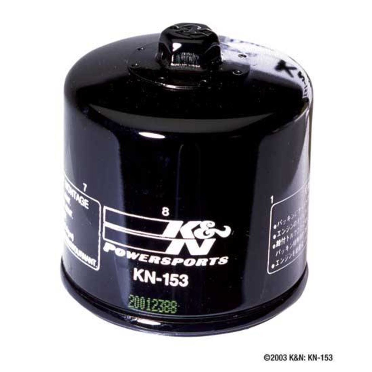 K&N Filtro de aceite KN KN-153