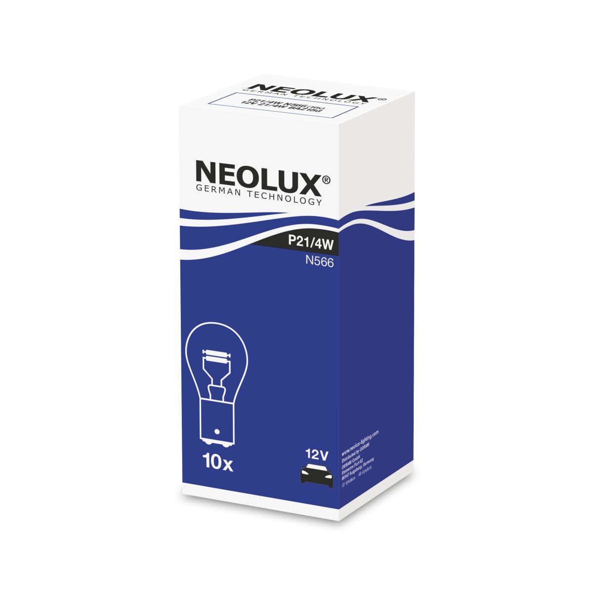 Bombilla del panel de instrumentos NEOLUX P21/4W 12V, 4/21W