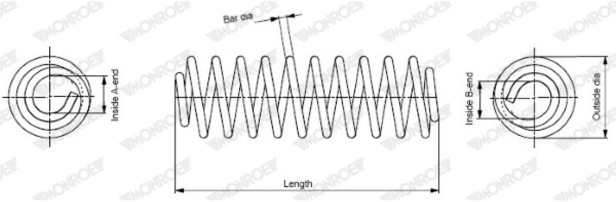 Muelle del chasis MONROE SP3520