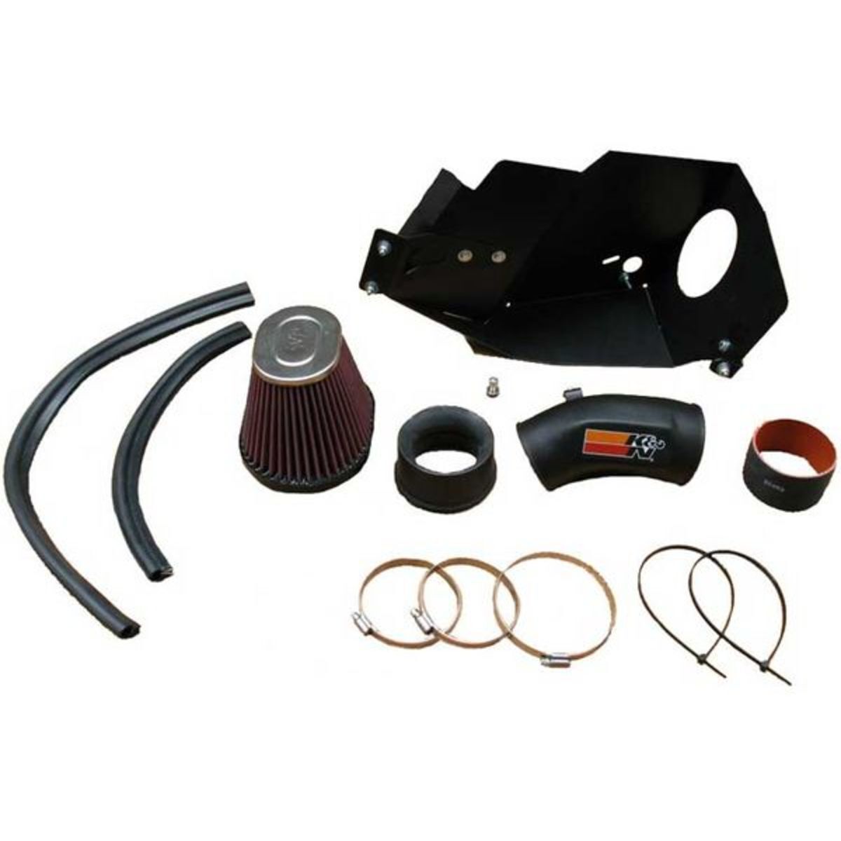 K&N Kit de inyección de filtro de aire deportivo con filtro cónico KN 57I-1001