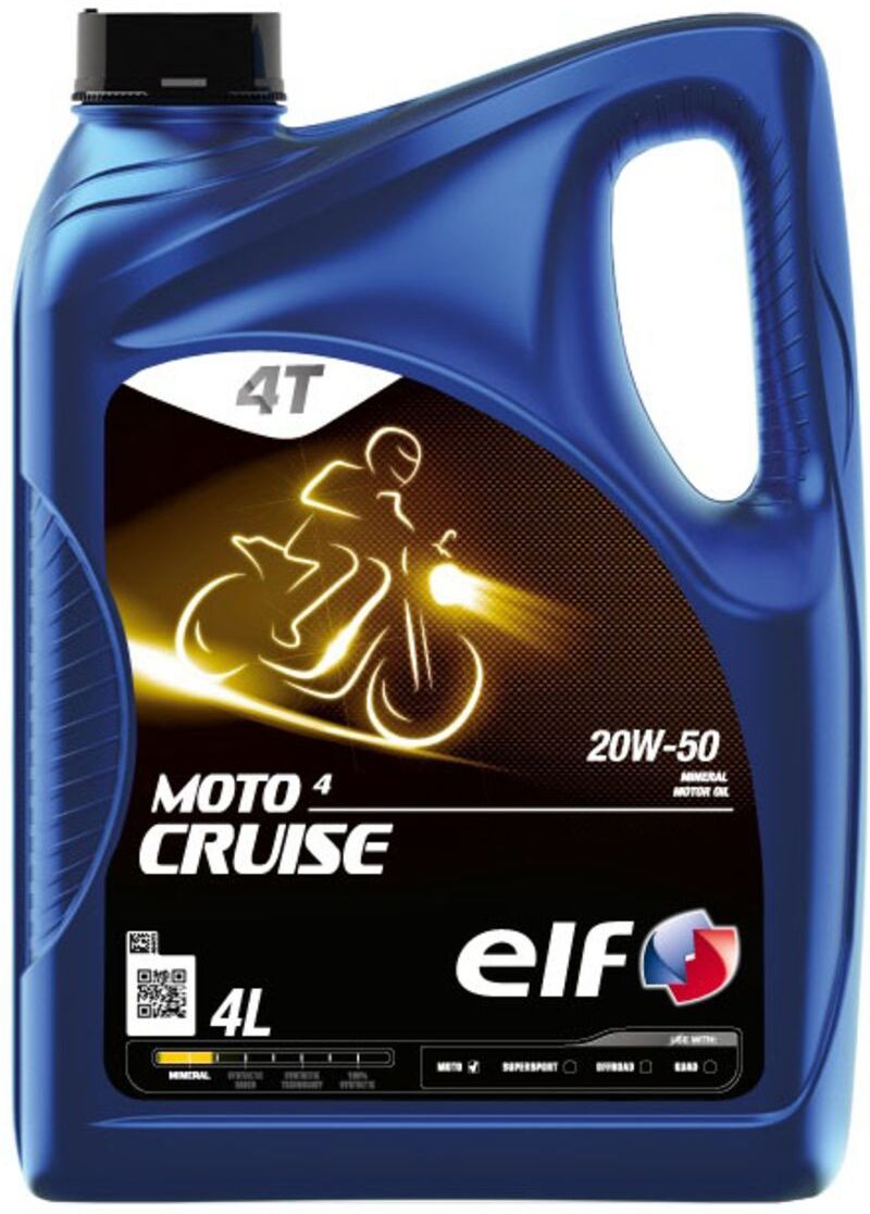 Aceite motor 4T ELF Moto 4 Cruise 20W50 4L