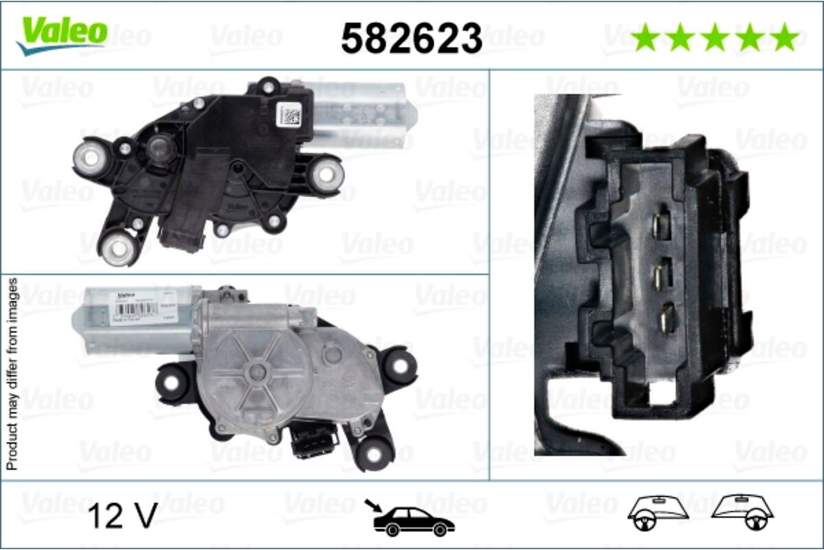 Limpieza del parabrisas - Motor limpiaparabrisas VALEO 582623