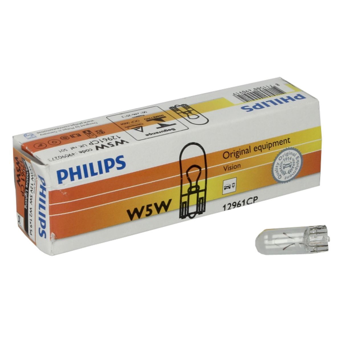 Bombilla del panel de instrumentos PHILIPS W5W 12V, 5W