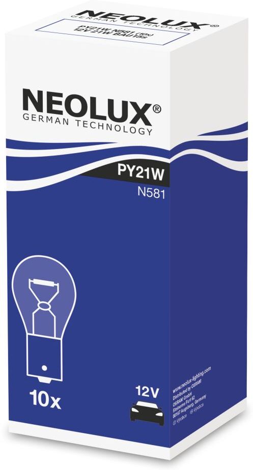 Bombilla del panel de instrumentos NEOLUX PY21W 12V, 21W