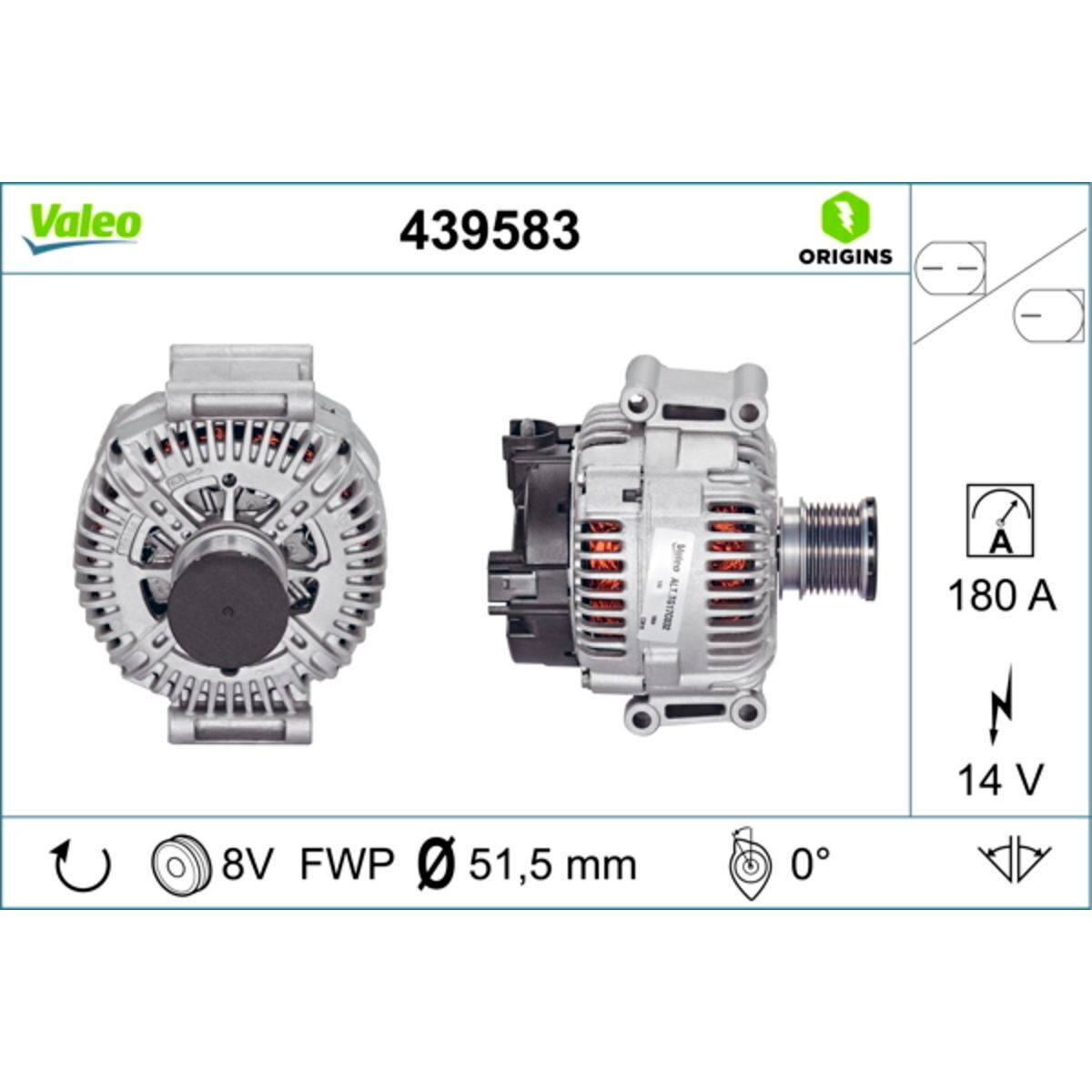 Alternador trifásico VALEO ORIGINS NEW VALEO 439583