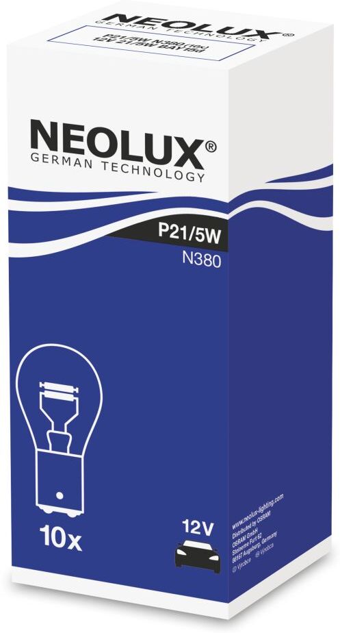 Bombilla del panel de instrumentos NEOLUX P21/5W 12V, 5/21W